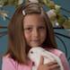 Easter Special: girl in pink sweater with bunny